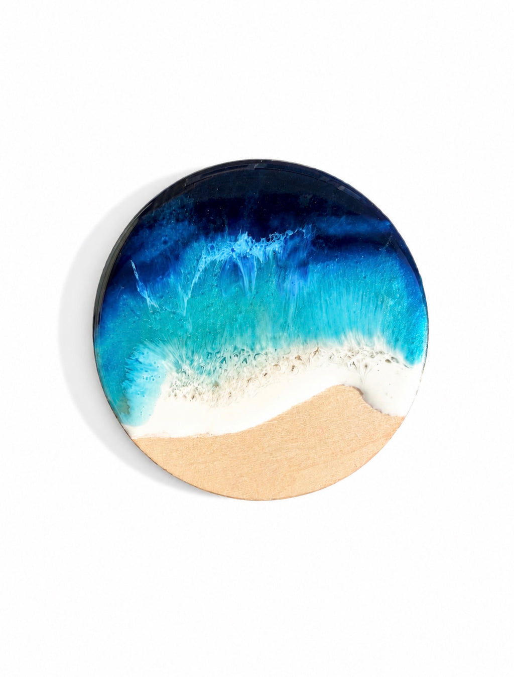 Round Beach Resin Coasters