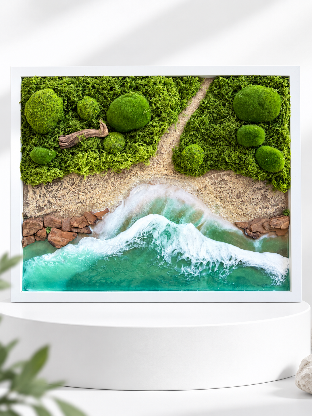Hidden Cove – 3D Resin Landscape Art