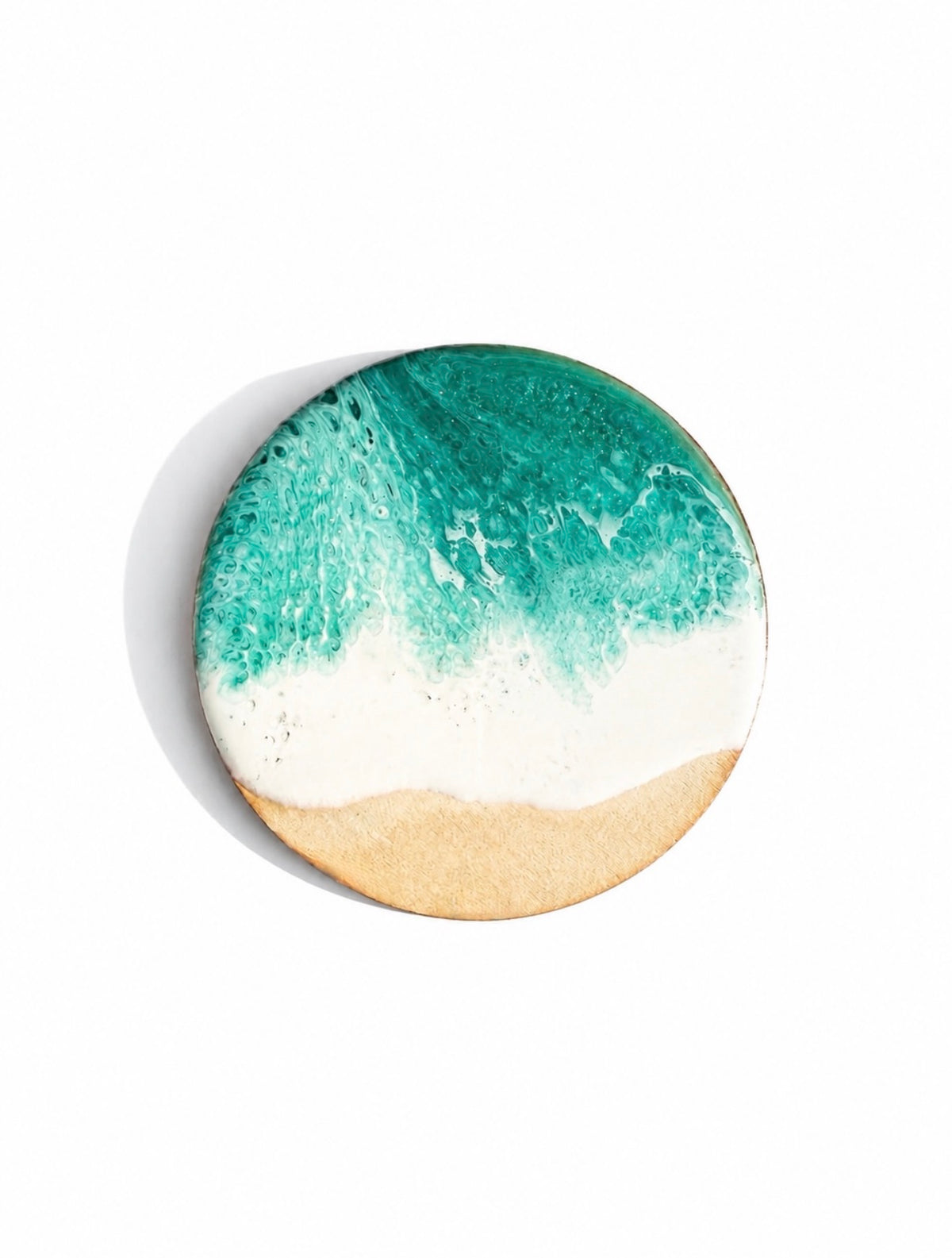 Round Beach Resin Coasters