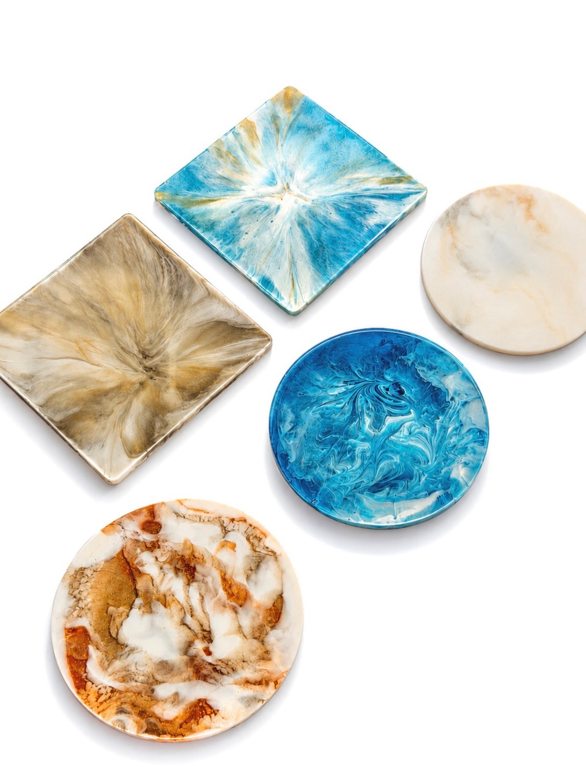 Marble Resin Coasters