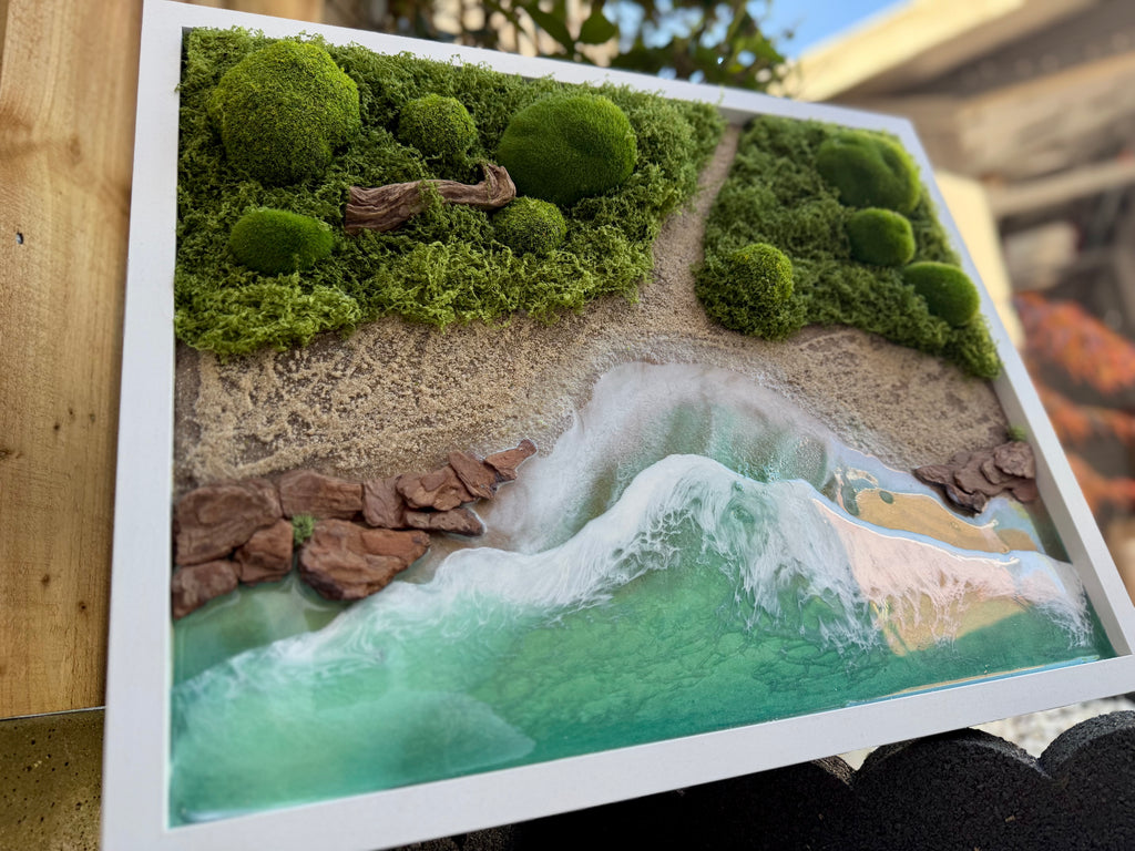 Hidden Cove – 3D Resin Landscape Art