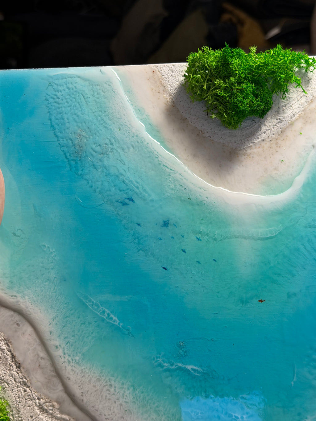 Against the Current – 3D Resin Landscape Art
