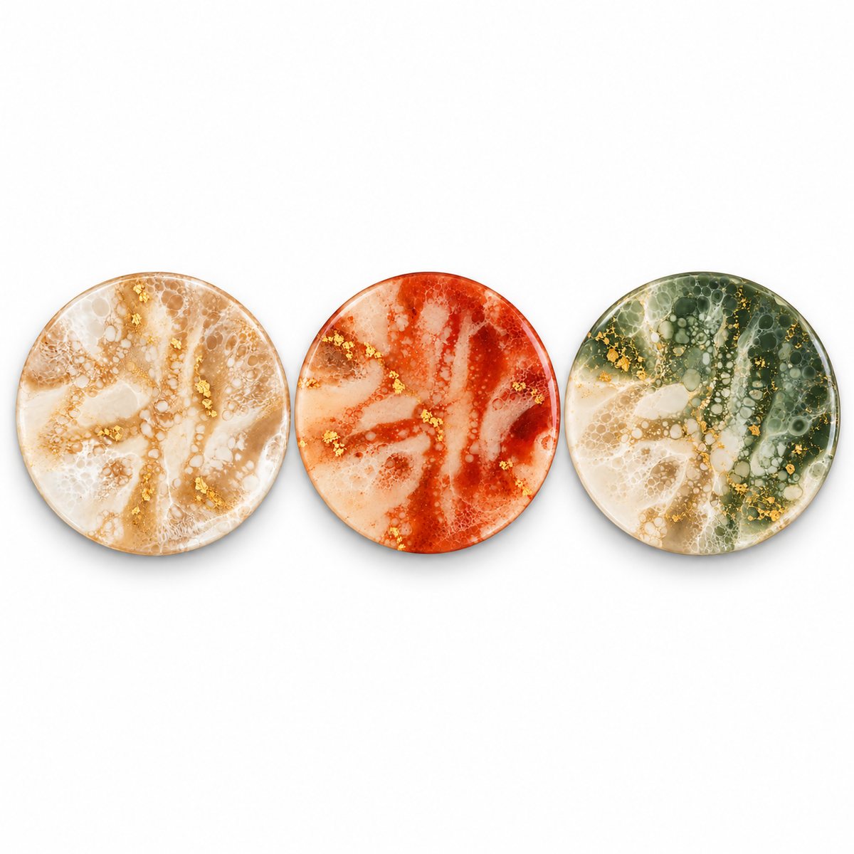 Autumn Resin Coasters