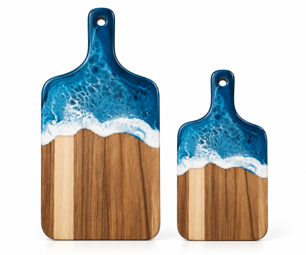 Resin Wave Acacia Boards