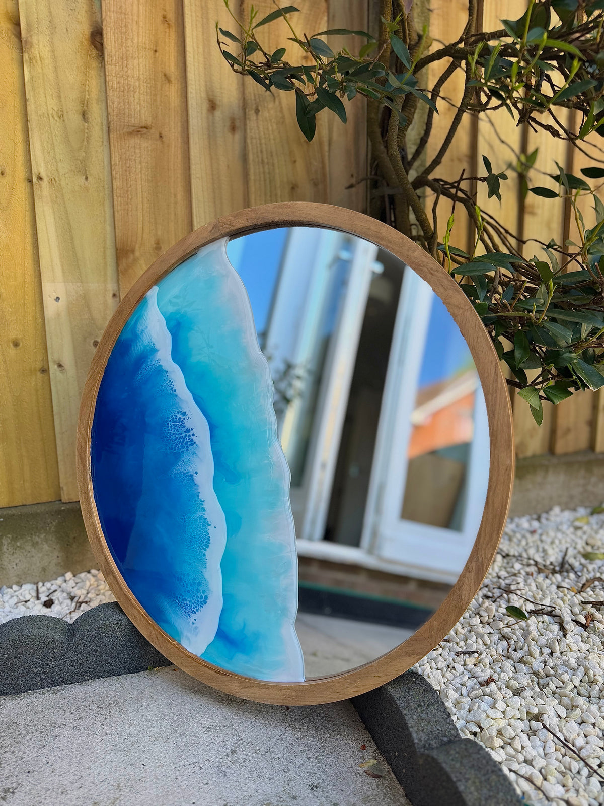 Ocean Tide – Resin Wall Mirror