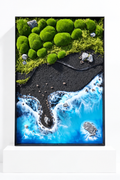 Volcanic Coast - 3D Resin Landscape Art