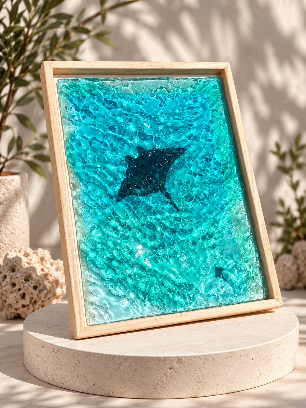 Crystal Waters – Resin Water Sculpture