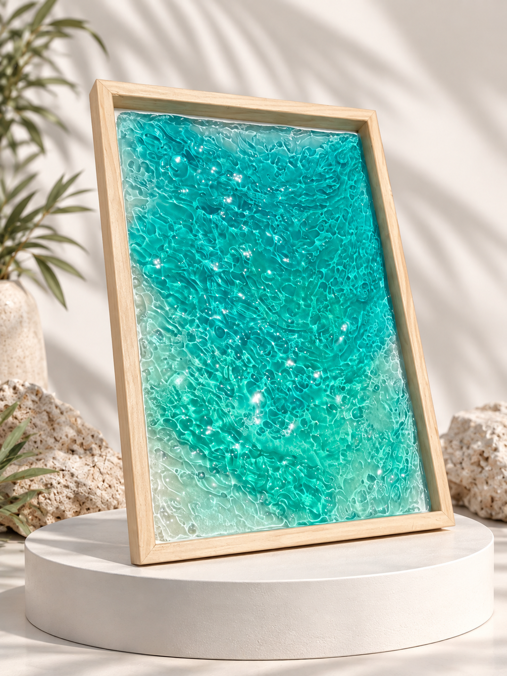 Crystal Waters – Resin Water Sculpture