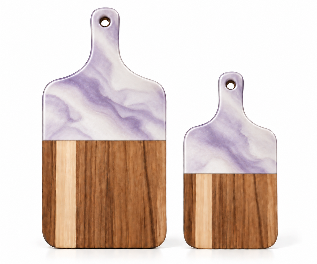 Resin Marble Acacia Chopping Board