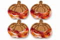 Pumpkin Resin Coasters