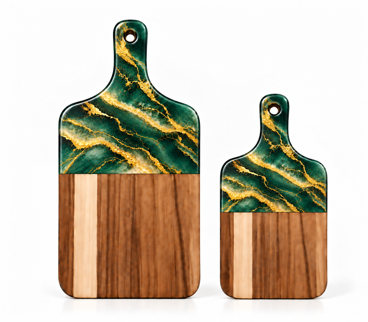 Acacia Wood Marble Resin Boards